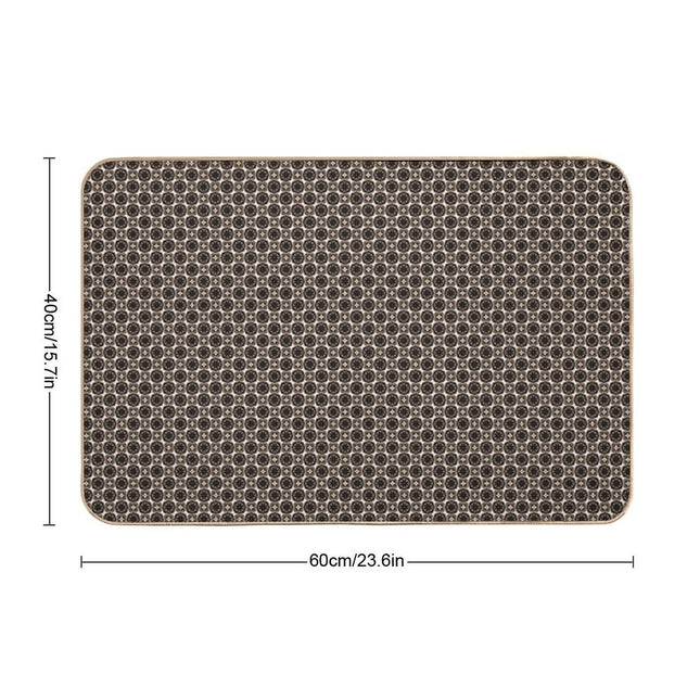 Timeless Royal Medallions  Easy To Clean Bath Mat