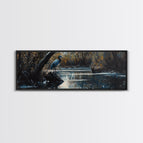 10x30 Inches / Black Frame