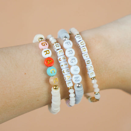 FRGVN Letter Bracelet