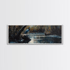 10x30 Inches / White Frame