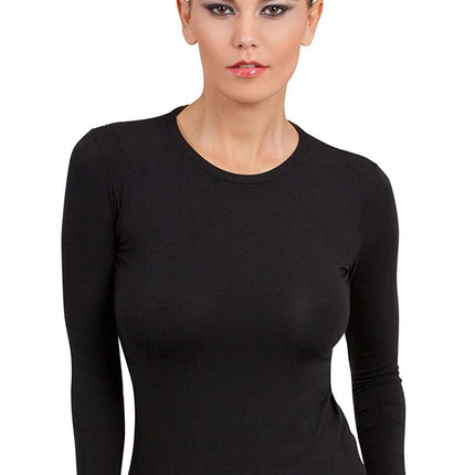 EGI Luxury Modal Women's Long Sleeved T-Shirt. Proudly Made in Italy ( Crew Neck).