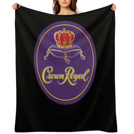 Crown Royal Essential Logo Essential Throw Blanket