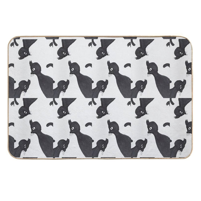 BLACK CAT・5  Slip-Resistant Bath Mat