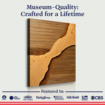 Wood Rift Wall Art