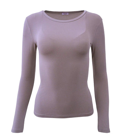EGI Luxury Modal Women's Long Sleeved T-Shirt. Proudly Made in Italy ( Crew Neck).