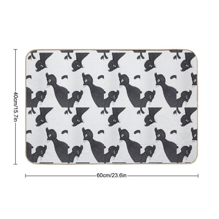 BLACK CAT・5  Slip-Resistant Bath Mat