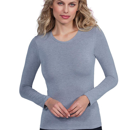 EGI Luxury Modal Women's Long Sleeved T-Shirt. Proudly Made in Italy ( Crew Neck).