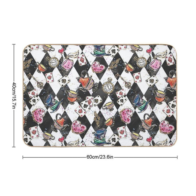 Alice In Wonderland  Stain-Proof Bath Mat
