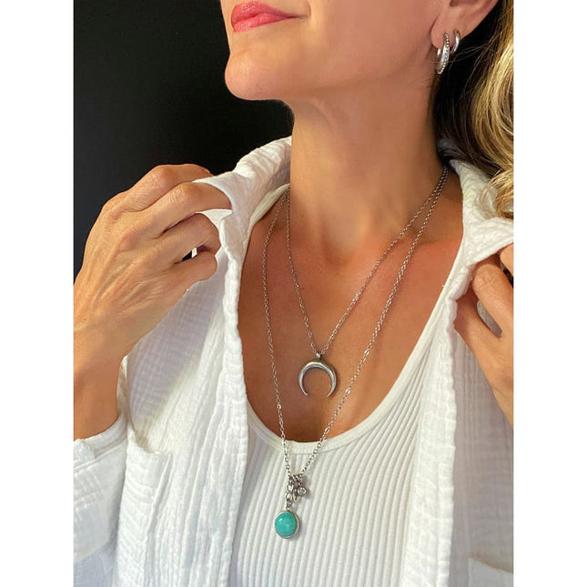 CRESCENT MOON NECKLACE