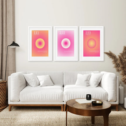 3 Piece Angel Numbers Series 111 222 333