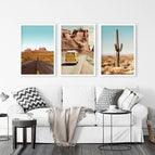 White Frame - no mat / 8x10 inches