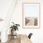 Wood Frame w/ Mat / 8x10 inches
