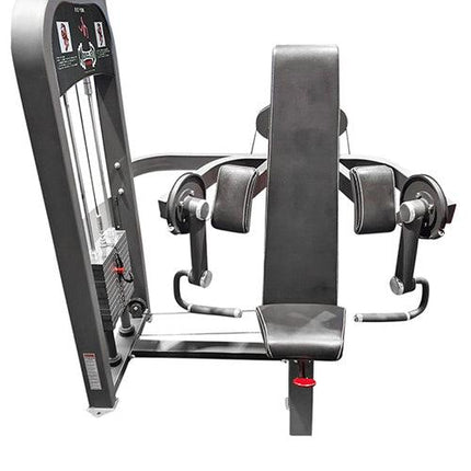 Classic Selectorized Biceps Curl by Muscle D Fitness - Adjustable Seat - Pin Selectorized Weight Stack