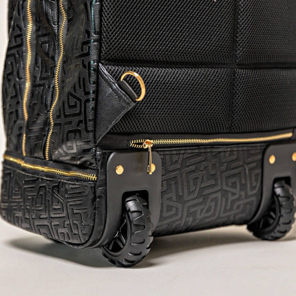 Black Monogram Leather Carry-On Roller Bag (Only 150 Made)