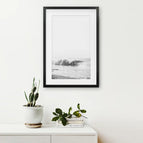 Black Frame w/ Mat / 8x10 inches