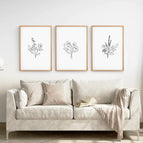 Thin Wood Frame - no mat / 8x10 inches