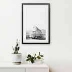 Black Frame w/ Mat / 8x10 inches