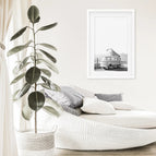 White Frame w/ Mat / 8x10 inches