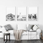 White Frame - no mat / 8x10 inches