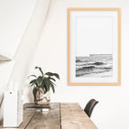 Wood Frame w/ Mat / 8x10 inches