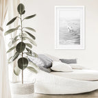 White Frame w/ Mat / 8x10 inches