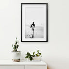 Black Frame w/ Mat / 8x10 inches