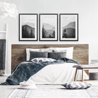 Black Frame - w/ mat / 8x10 inches