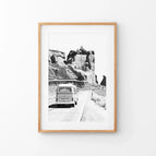 Thin Wood Frame w/ Mat / 8x10 inches