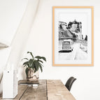 Wood Frame w/ Mat / 8x10 inches