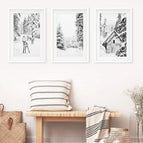 White Frame - w/ mat / 8x10 inches