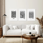 White Frame - w/ mat / 8x10 inches