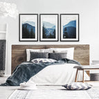 Black Frame - w/ mat / 8x10 inches