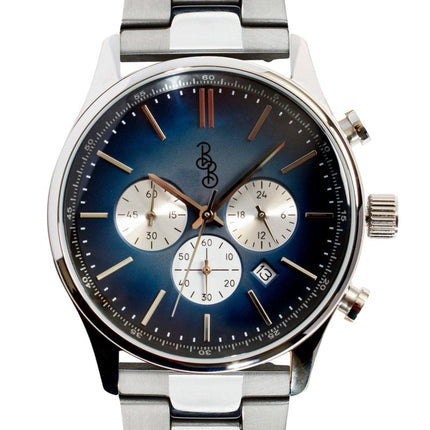Blue Retro Chronograph