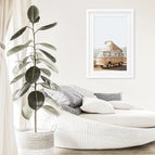 White Frame w/ Mat / 8x10 inches