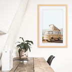 Wood Frame w/ Mat / 8x10 inches