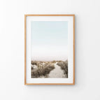 Thin Wood Frame w/ Mat / 8x10 inches