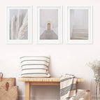 White Frame - w/ mat / 8x10 inches
