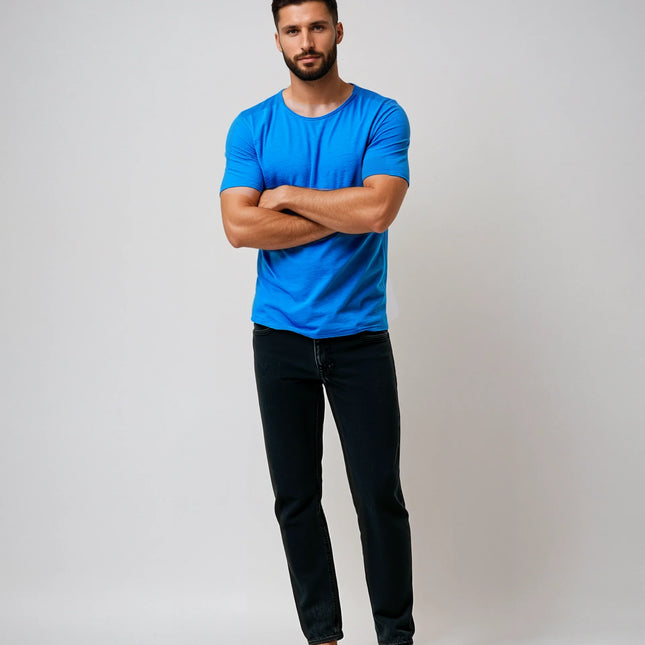 Short Sleeve Roll Neck T