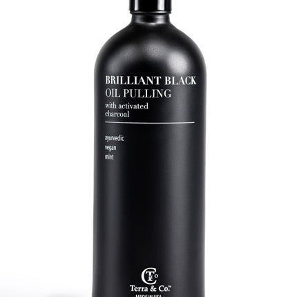 Brilliant Black® Oil Pulling – Ayurvedic Mouthwash for Teeth Whitening, Detox & Gum Health