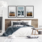 Black Frame - w/ mat / 8x10 inches