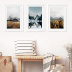 White Frame - w/ mat / 8x10 inches