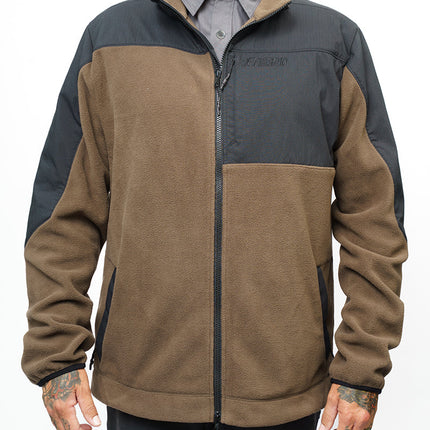 Bruin Fleece Zip Up- Major Brown