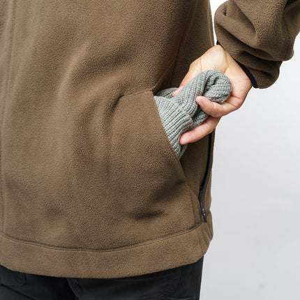 Bruin Fleece Zip Up- Major Brown