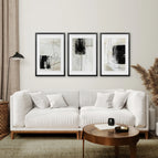 Black Frame - w/ mat / 8x10 inches