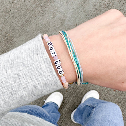 But God Letter Bracelet