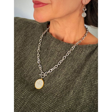 ST. BENEDICT TOGGLE NECKLACE