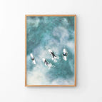 Thin Wood Frame / 8x10 inches