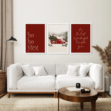 Winter Holiday Decoration Art Decor Prints