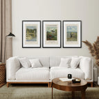 Black Frame - w/ mat / 8x10 inches