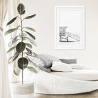 White Frame w/ Mat / 8x10 inches